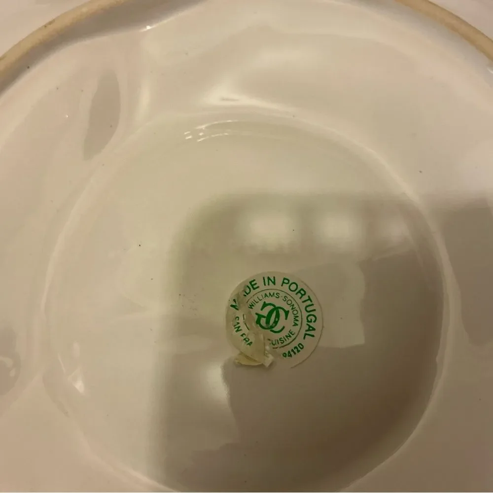 4 Vintage Williams-Sonoma Made in Portugal Plates--Artichoke plates